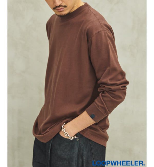 EDIFICE「LOOPWHEELER for LOWERCASE ツリテンジク ロングスリーブ」|Tシャツ・カットソー|ブラウン