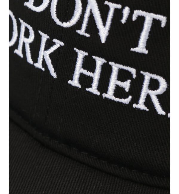 PULP「IDEA BOOKS / アイディアブックス SORRY I DONT WORK HERE HAT」|キャップ・キャスケット|