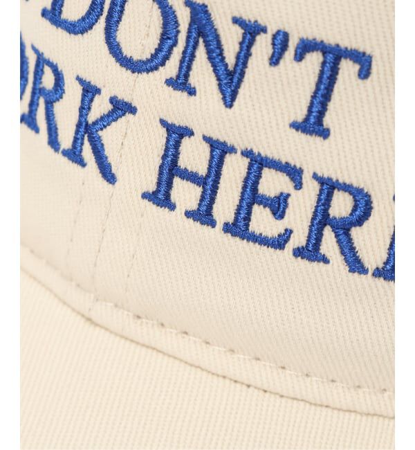 PULP「IDEA BOOKS / アイディアブックス SORRY I DONT WORK HERE HAT」|キャップ・キャスケット|