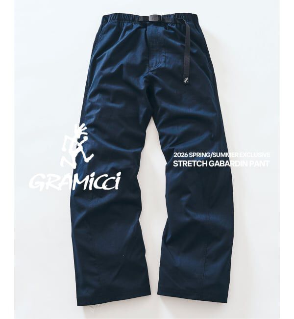 417 EDIFICE「Gramicci グラミチ for 417 ストレッチギャバジンパンツ」|その他|ネイビー