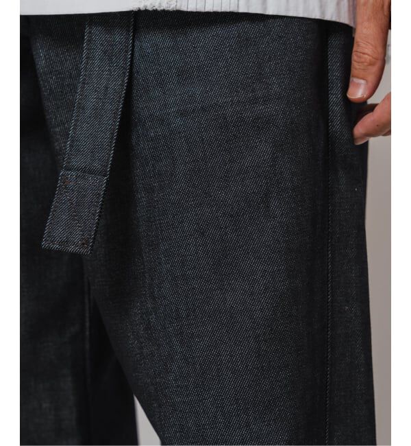 EDIFICE「《予約》LEVI&rsquo;S(R)/リーバイス(R) 別注 TWISTED BELTED デニムパンツ (L30)」|デニム|