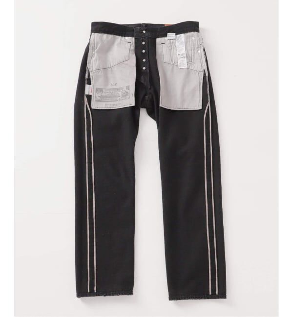 EDIFICE「《再予約》LEVI&rsquo;S(R)/リーバイス(R) 別注 BIG E 501(R) BLACK L30」|デニム|