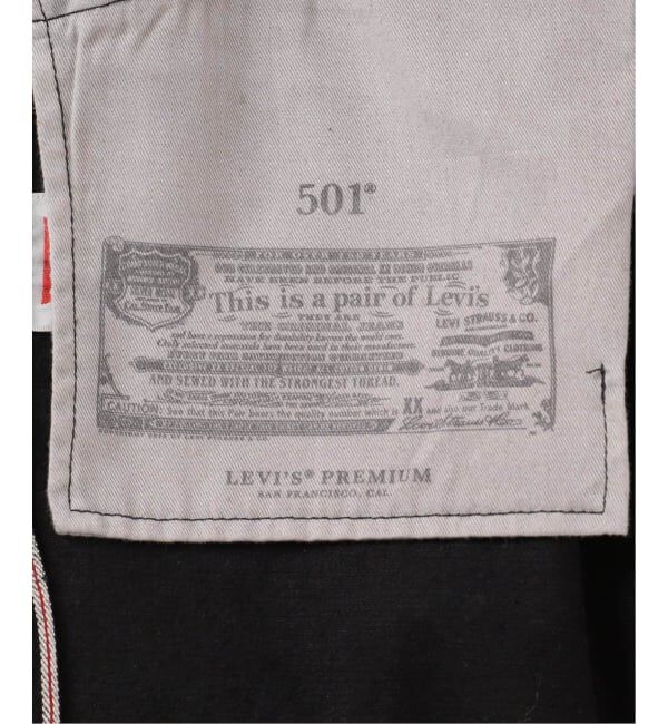 EDIFICE「《再予約》LEVI&rsquo;S(R)/リーバイス(R) 別注 BIG E 501(R) BLACK L30」|デニム|