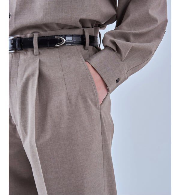 EDIFICE「2WAY トロピカル 1プリーツ パンツ」|スラックス|