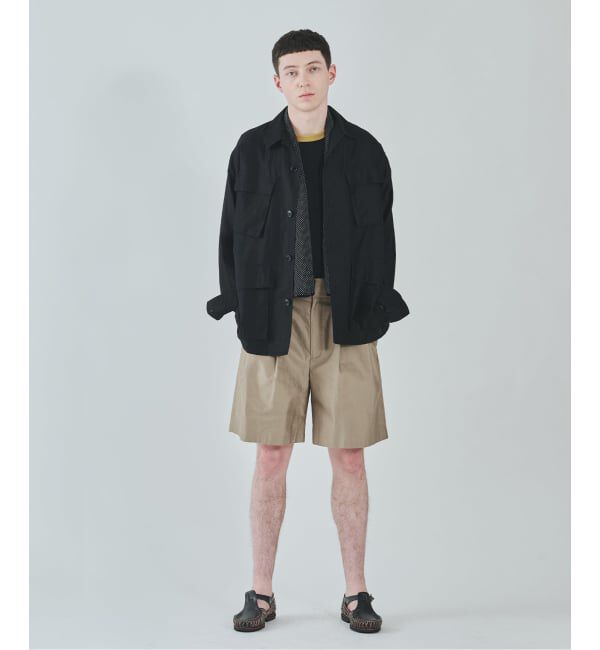 EDIFICE「ETS.MATERIAUX(マテリオ) スーピマ ファティーグ ジャケット」|ミリタリージャケット|