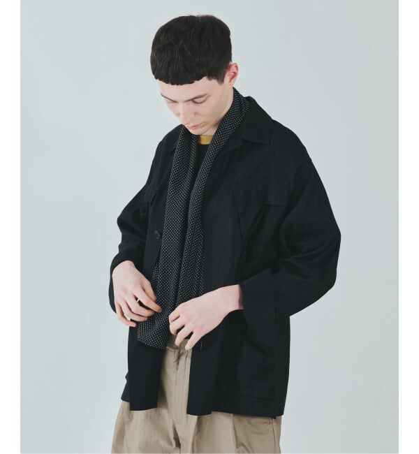 EDIFICE「ETS.MATERIAUX(マテリオ) スーピマ ファティーグ ジャケット」|ミリタリージャケット|