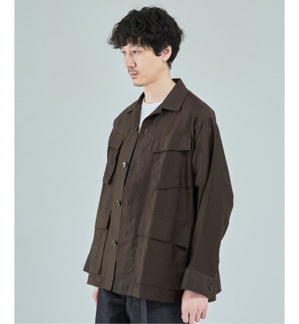 EDIFICE「ETS.MATERIAUX(マテリオ) スーピマ ファティーグ ジャケット」|ミリタリージャケット|