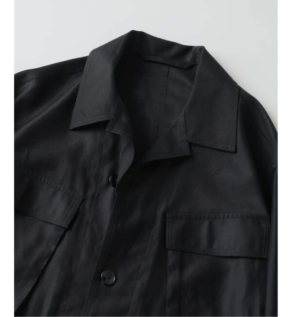 EDIFICE「ETS.MATERIAUX(マテリオ) スーピマ ファティーグ ジャケット」|ミリタリージャケット|
