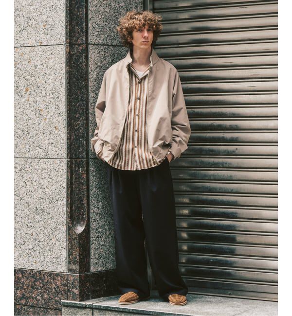 417 EDIFICE「TR ワイドイージーパンツ」|スラックス|