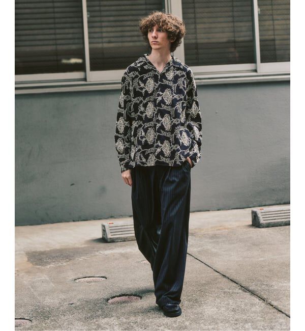 417 EDIFICE「TR ワイドイージーパンツ」|スラックス|