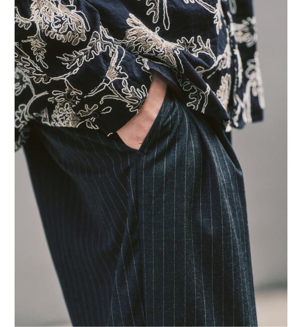 417 EDIFICE「TR ワイドイージーパンツ」|スラックス|