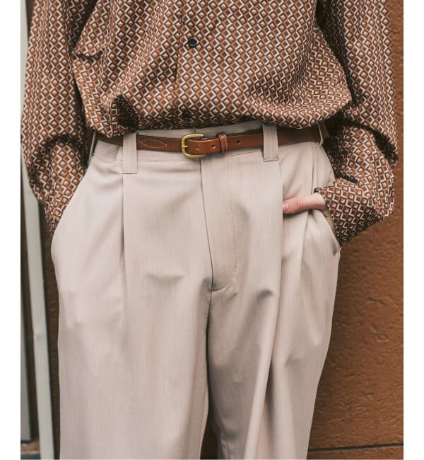 417 EDIFICE「TR ワイドイージーパンツ」|スラックス|