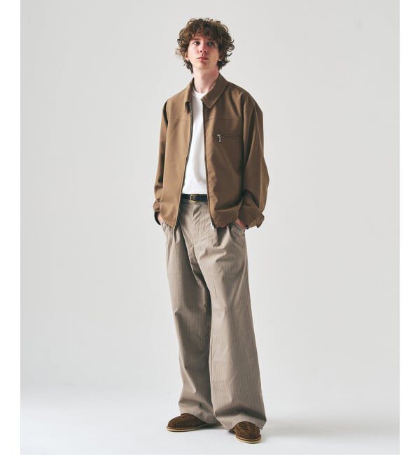 417 EDIFICE「TR ワイドイージーパンツ」|スラックス|