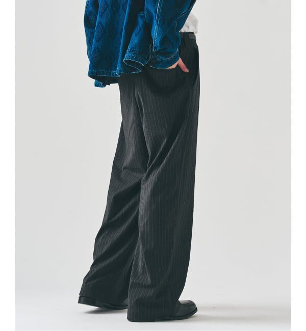 417 EDIFICE「TR ワイドイージーパンツ」|スラックス|