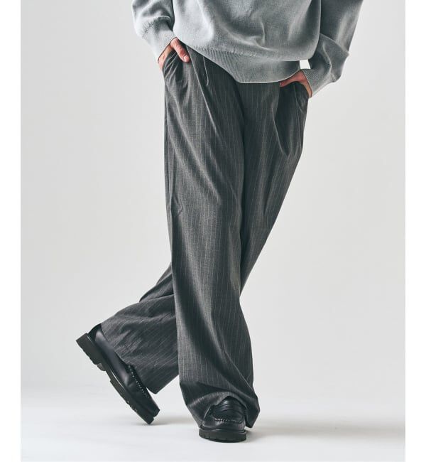 417 EDIFICE「TR ワイドイージーパンツ」|スラックス|
