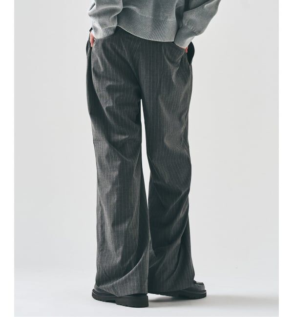 417 EDIFICE「TR ワイドイージーパンツ」|スラックス|