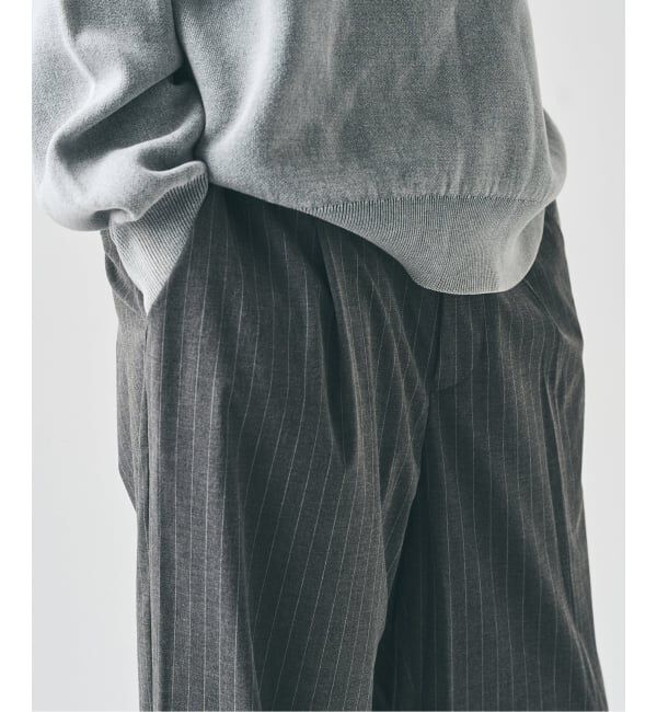 417 EDIFICE「TR ワイドイージーパンツ」|スラックス|
