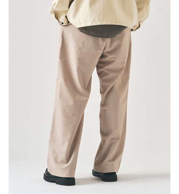 417 EDIFICE「TR ワイドイージーパンツ」|スラックス|