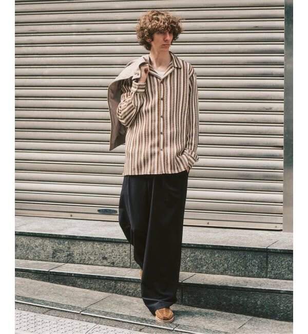 417 EDIFICE「TR ワイドイージーパンツ」|スラックス|