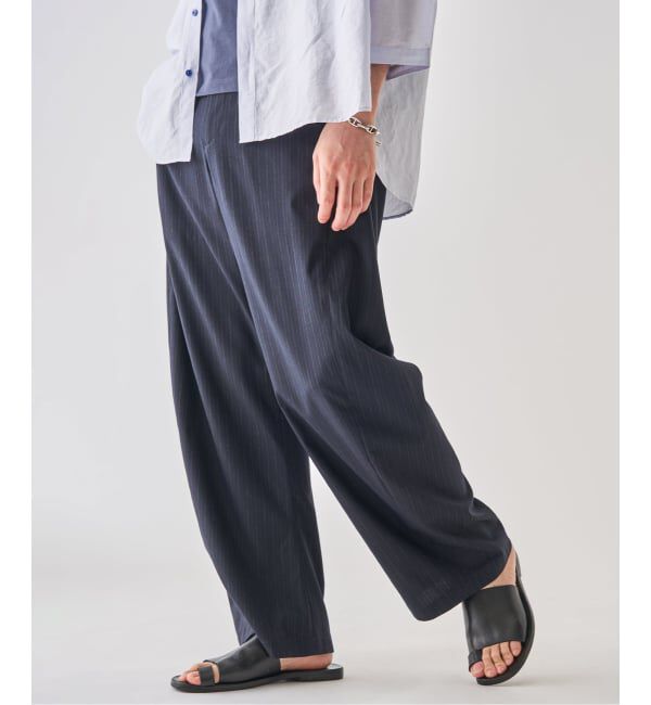 EDIFICE「クリアスストライプ 3D フィット トラウザー」|スラックス|