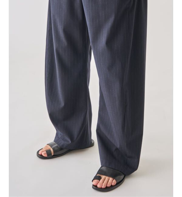 EDIFICE「クリアスストライプ 3D フィット トラウザー」|スラックス|