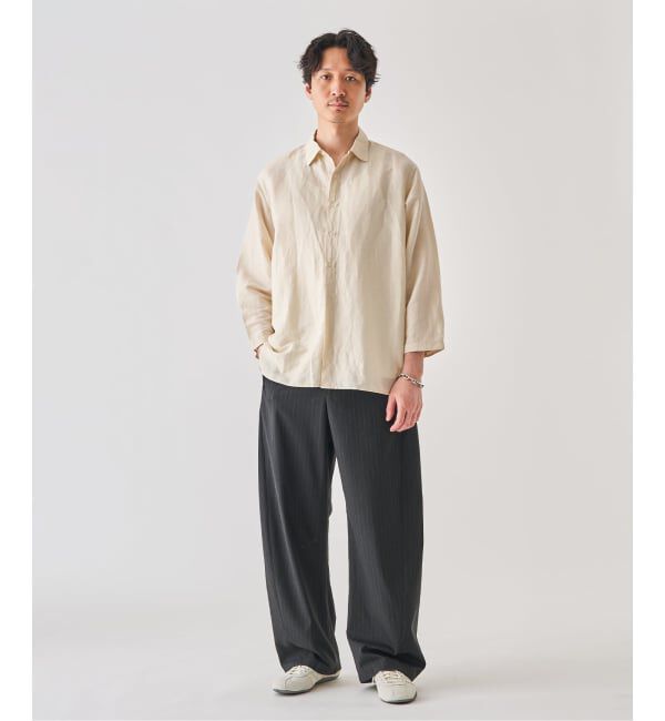 EDIFICE「クリアスストライプ 3D フィット トラウザー」|スラックス|