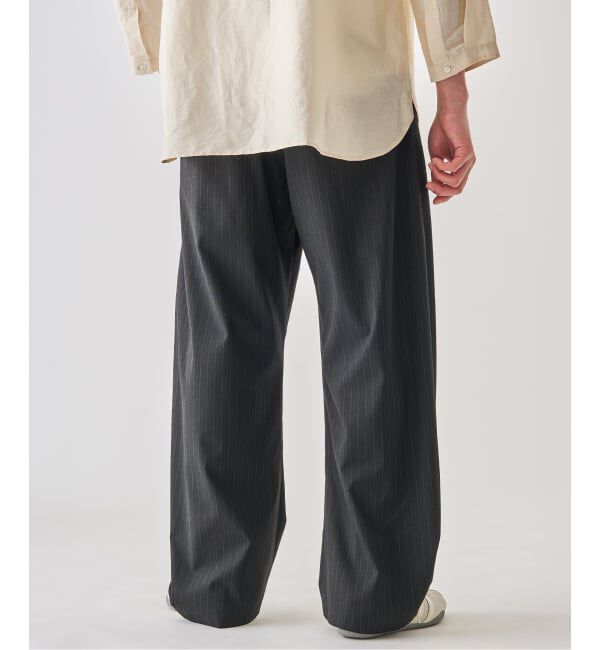 EDIFICE「クリアスストライプ 3D フィット トラウザー」|スラックス|