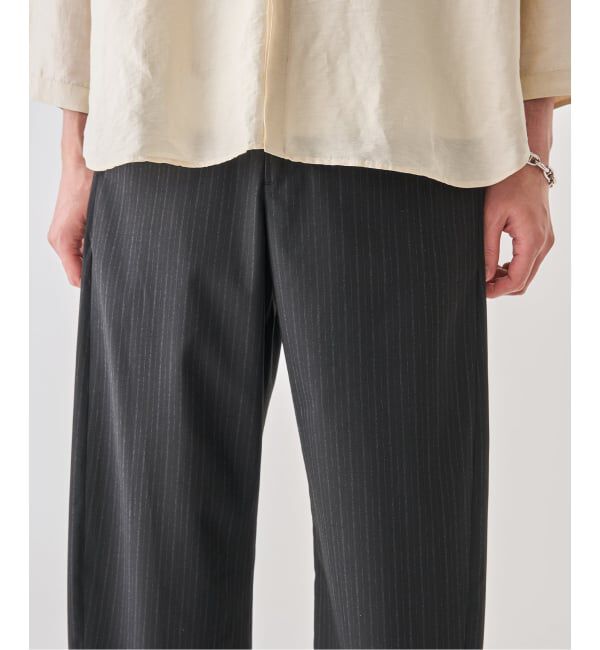 EDIFICE「クリアスストライプ 3D フィット トラウザー」|スラックス|