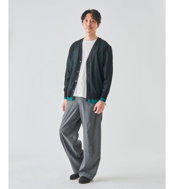 EDIFICE「クリアスストライプ 3D フィット トラウザー」|スラックス|