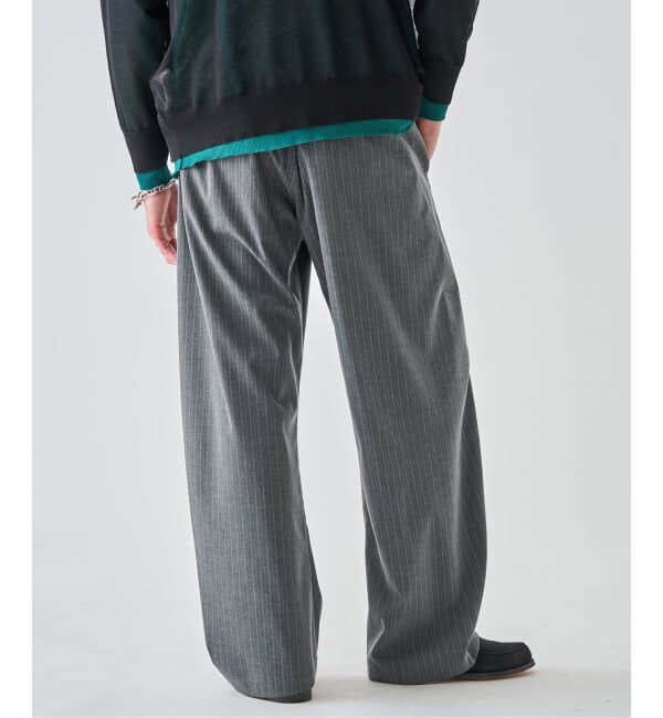 EDIFICE「クリアスストライプ 3D フィット トラウザー」|スラックス|