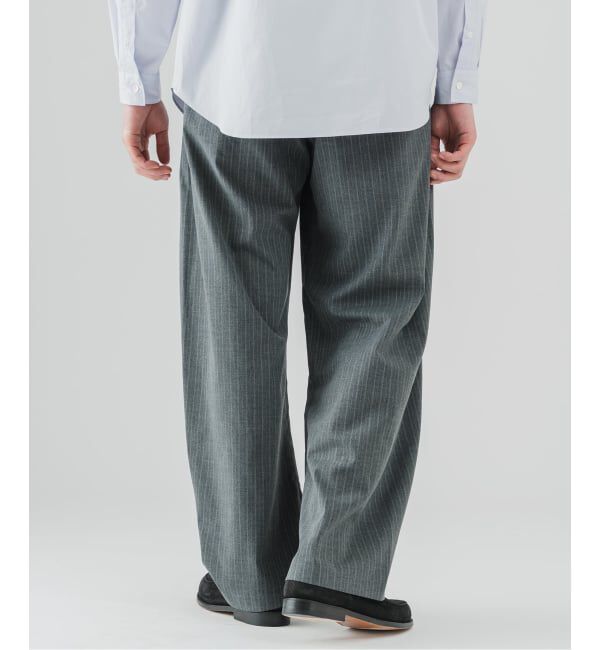 EDIFICE「クリアスストライプ 3D フィット トラウザー」|スラックス|