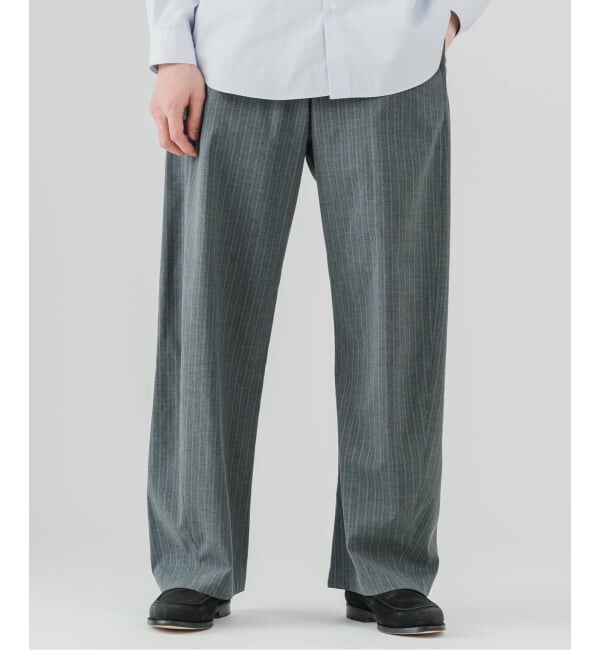 EDIFICE「クリアスストライプ 3D フィット トラウザー」|スラックス|