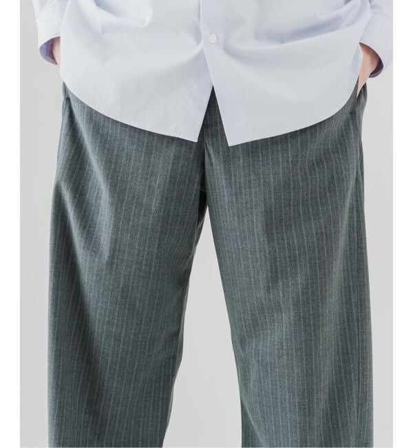 EDIFICE「クリアスストライプ 3D フィット トラウザー」|スラックス|