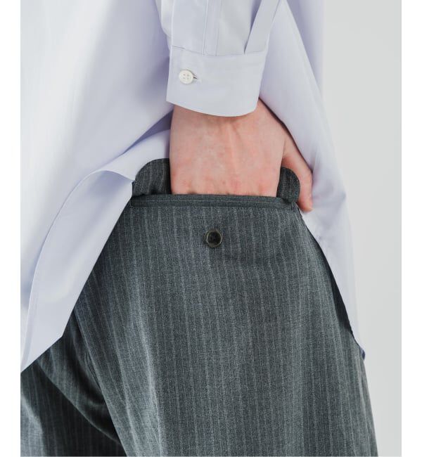 EDIFICE「クリアスストライプ 3D フィット トラウザー」|スラックス|