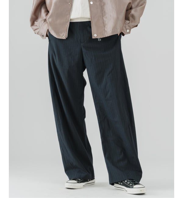 EDIFICE「クリアスストライプ 3D フィット トラウザー」|スラックス|