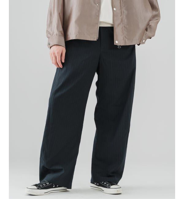 EDIFICE「クリアスストライプ 3D フィット トラウザー」|スラックス|