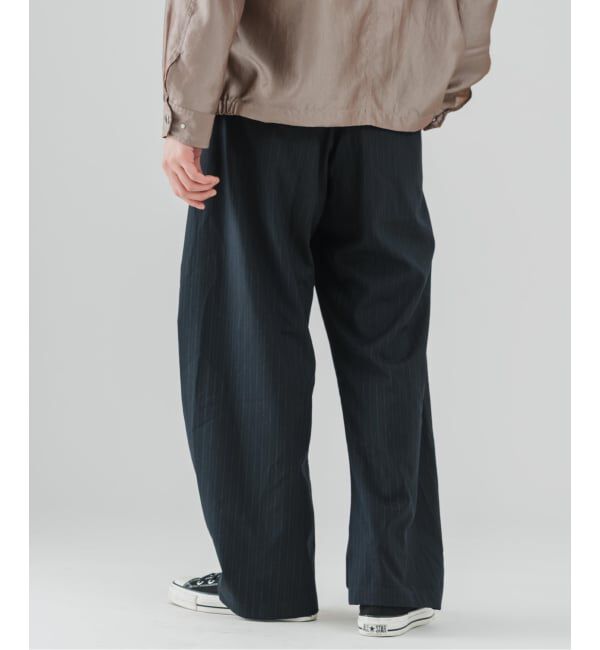 EDIFICE「クリアスストライプ 3D フィット トラウザー」|スラックス|