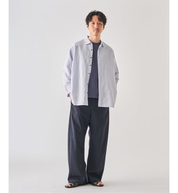 EDIFICE「クリアスストライプ 3D フィット トラウザー」|スラックス|