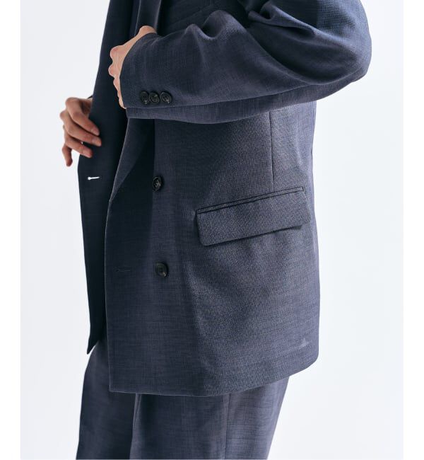 417 EDIFICE「【EVALET / エバレット】メッシュWジャケット "セットアップ着用可能"」|テーラードジャケット|