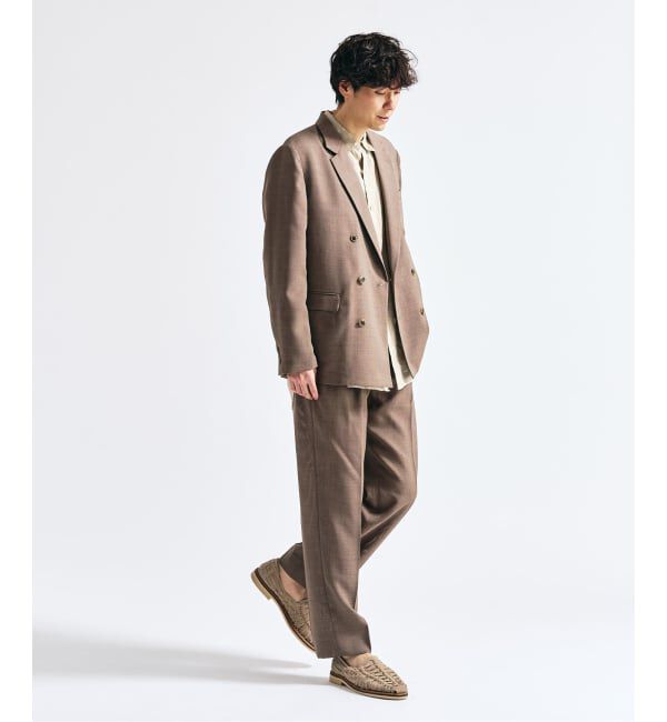 417 EDIFICE「【EVALET / エバレット】メッシュWジャケット "セットアップ着用可能"」|テーラードジャケット|