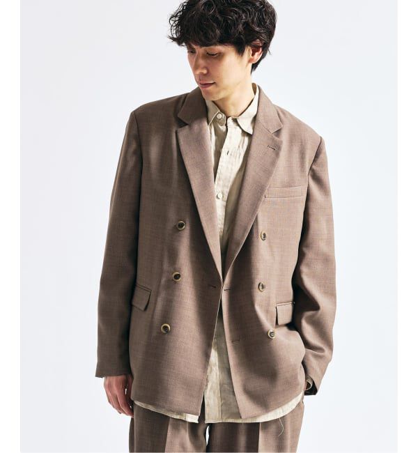 417 EDIFICE「【EVALET / エバレット】メッシュWジャケット "セットアップ着用可能"」|テーラードジャケット|