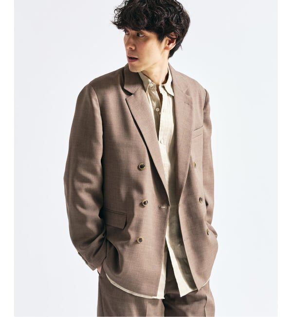 417 EDIFICE「【EVALET / エバレット】メッシュWジャケット "セットアップ着用可能"」|テーラードジャケット|