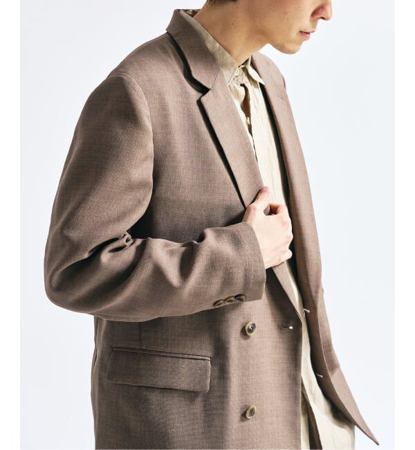 417 EDIFICE「【EVALET / エバレット】メッシュWジャケット "セットアップ着用可能"」|テーラードジャケット|