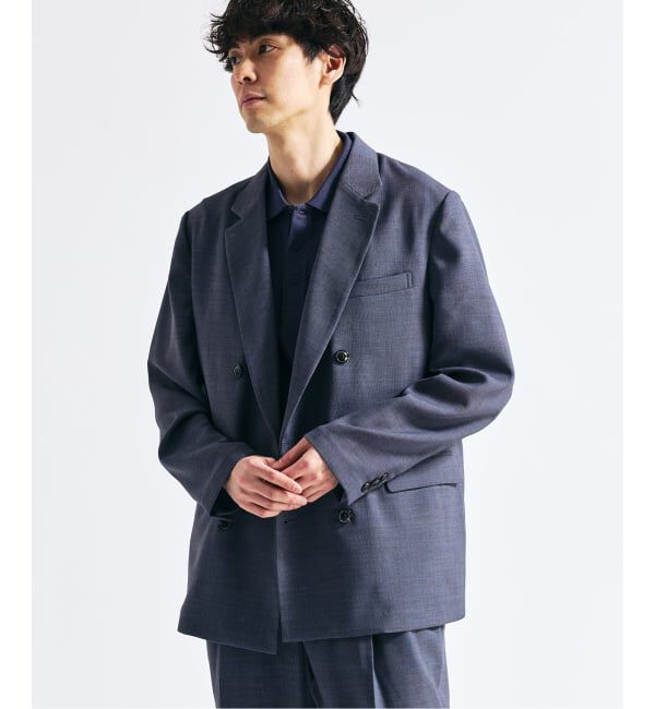 417 EDIFICE「【EVALET / エバレット】メッシュWジャケット "セットアップ着用可能"」|テーラードジャケット|