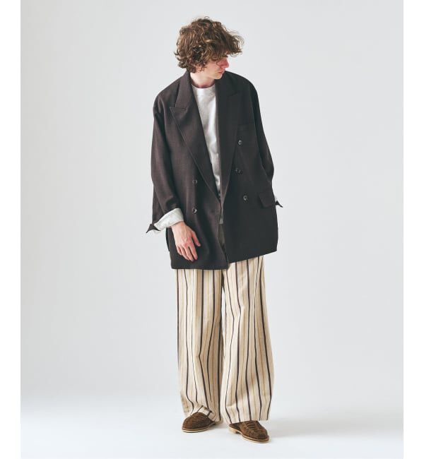 417 EDIFICE「ノルマンディーリネン パンツ」|スラックス|