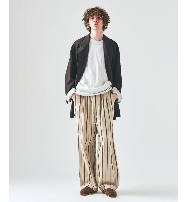 417 EDIFICE「ノルマンディーリネン パンツ」|スラックス|