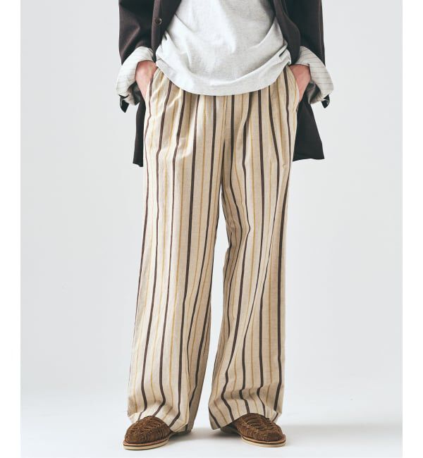 417 EDIFICE「ノルマンディーリネン パンツ」|スラックス|