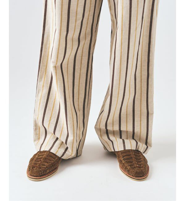 417 EDIFICE「ノルマンディーリネン パンツ」|スラックス|