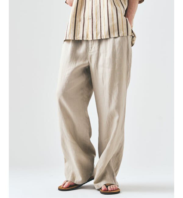 417 EDIFICE「ノルマンディーリネン パンツ」|スラックス|