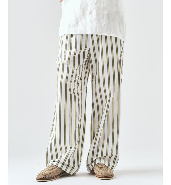 417 EDIFICE「ノルマンディーリネン パンツ」|スラックス|